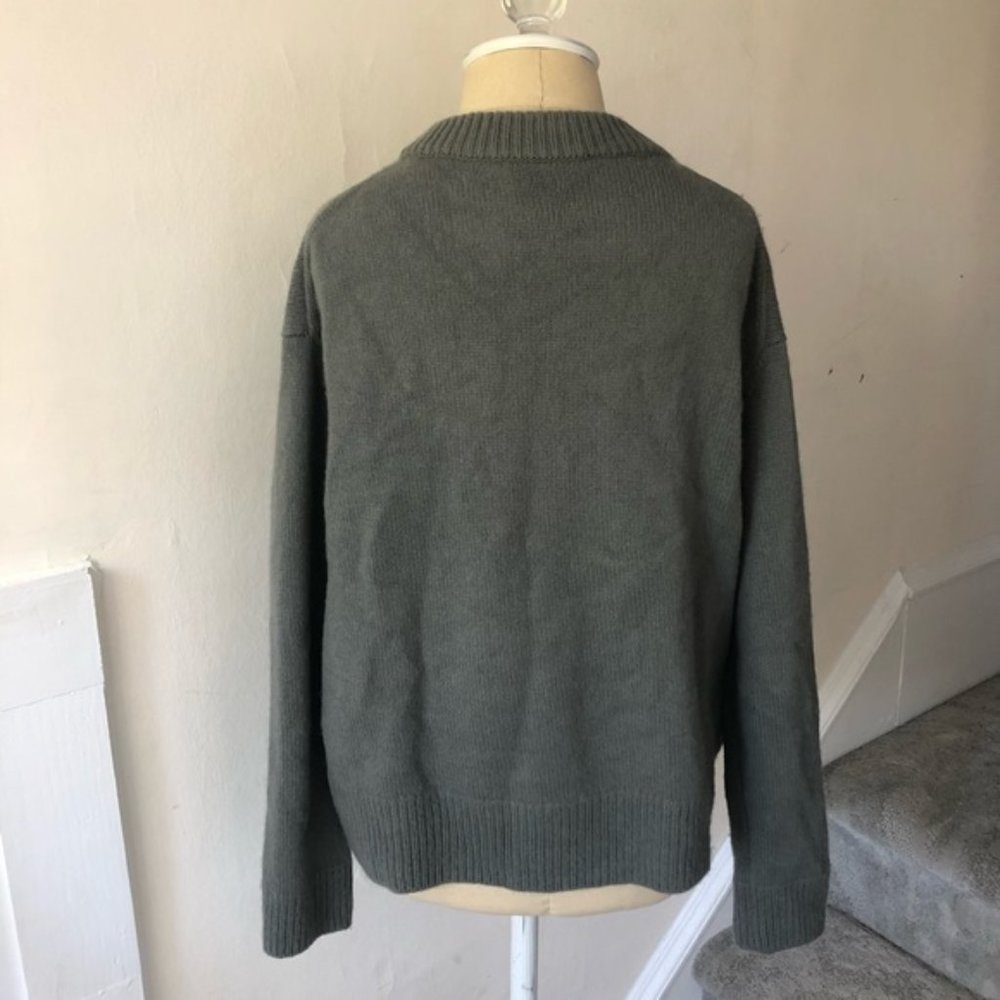 Vince Pine Cashmere Boxy Crew Neck Sweater - Picture 4 of 8
